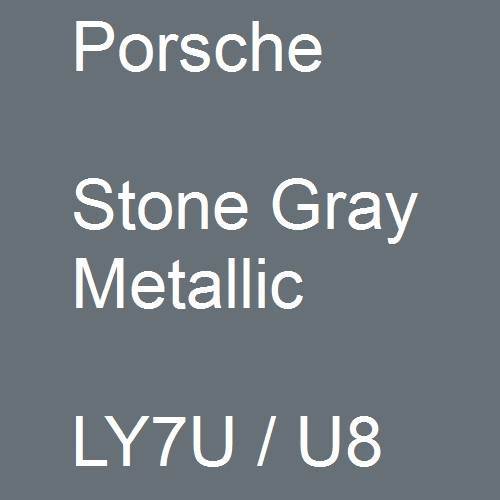 Porsche, Stone Gray Metallic, LY7U / U8.